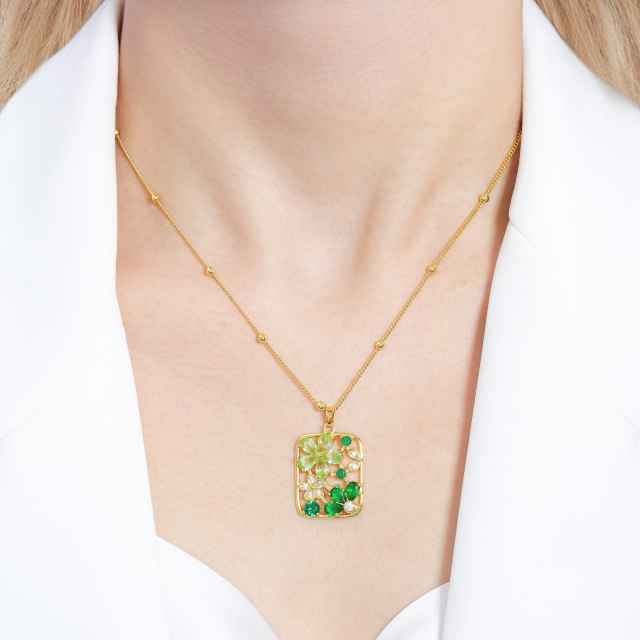 Colar Flores Luxo XYS101151 necklace