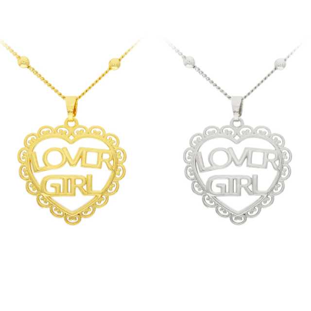 Colar Coração Lover Girl XYN101126 necklace VENDIDO SEPARADAMENTE