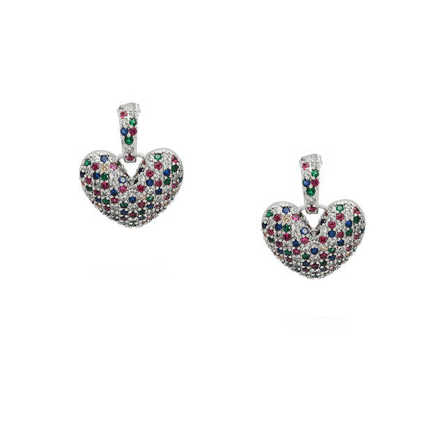 Brinco Coraçao  Grande  XYE104106 earring