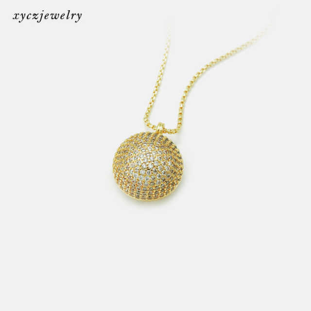 BRUTO-Colar Esferico XYP101768 no plating necklaces