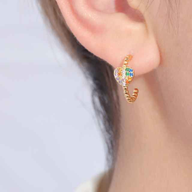 Argola Coração Mimo XYE104124 earring