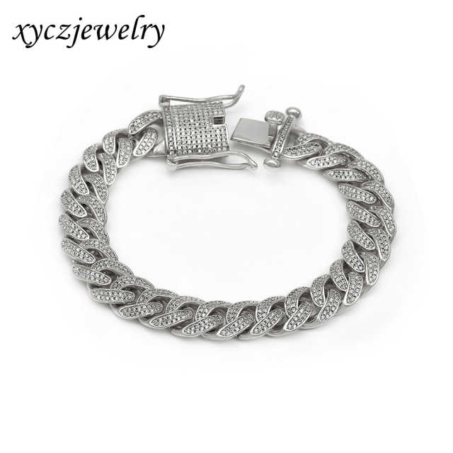 Pulseira Ice de elos cravejados A0030  bracelet  VENDIDO SEPARADAMENTE