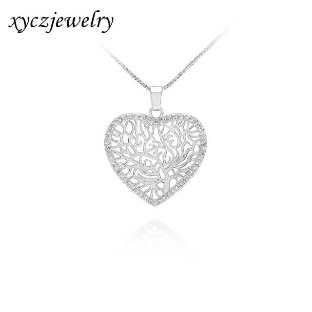 Colar Coração Arvore da Vida XYP101446  necklace