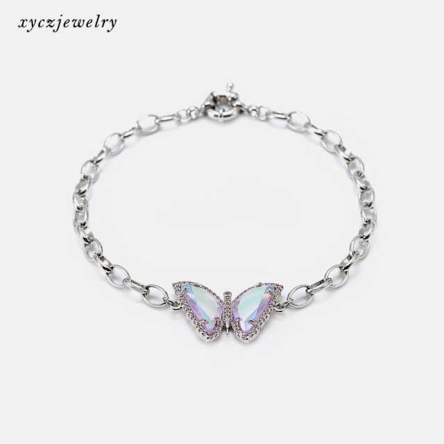 Pulseira Borboleta Espelhada  XYH100805 手链