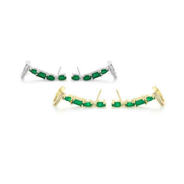 Brinco ear cuff fusion com micro zircônia  XYE102381 earring