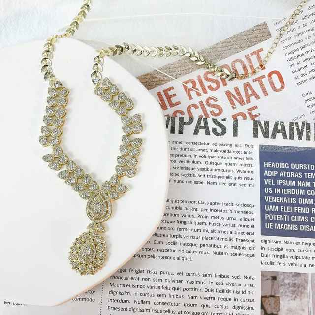 BRUTO - Colar Indian Part XYN100934 no plating necklace