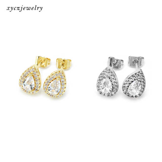 Brinco gota de cristal XYS100616  earring