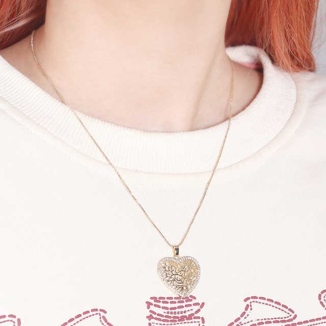 Colar Coração Arvore da Vida XYP101446  necklace