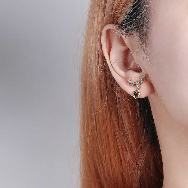 Brinco Arco Coração earring XYE104245