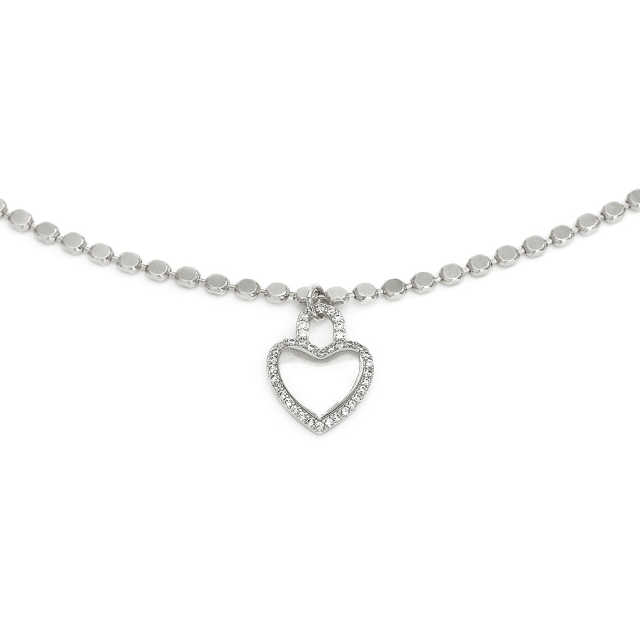 Colar Coração Cadeado XYN101041  necklace