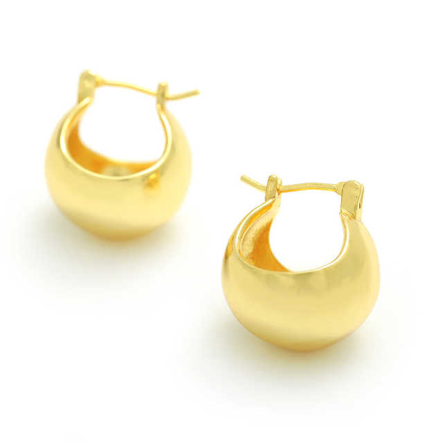 Brinco Argola  Esfera Lisa XYE104319 earrings