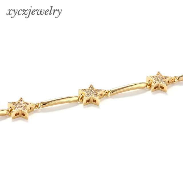 Pulseira constelação estrelas cravejadas XYH100619 手链