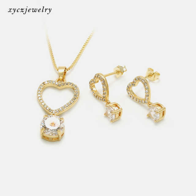 XYS100884 Earring + Necklace Set