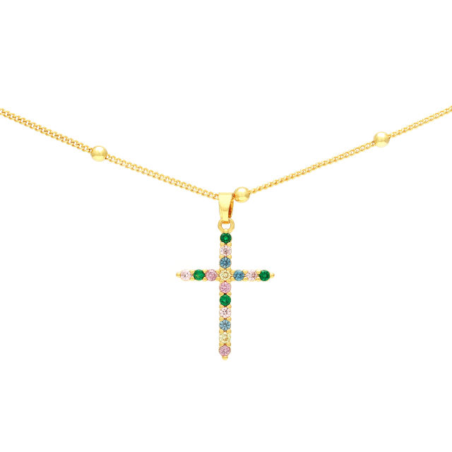 Colar Cruz Delicada  XYN101055 necklace