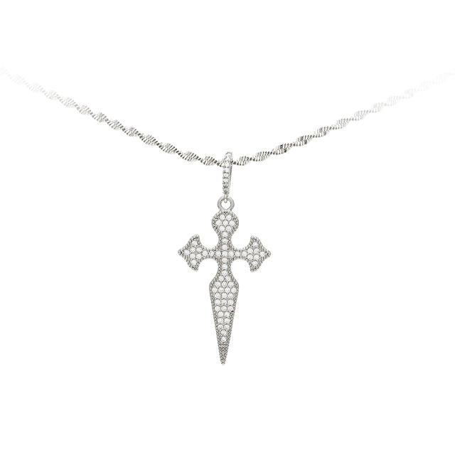 Colar Cruz Espada XYN101064 necklace