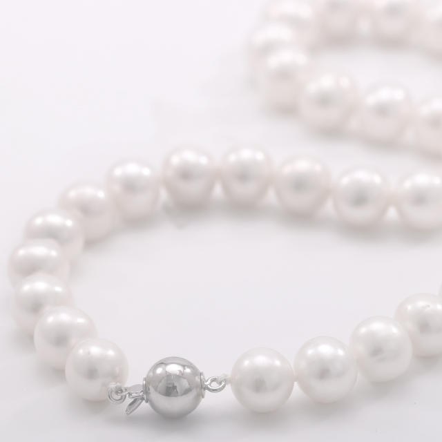 Natural Pearls Necklace 10mm  ZZ005