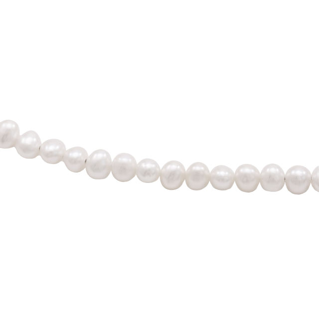 Natural pearl necklace 4mm  ZZ001