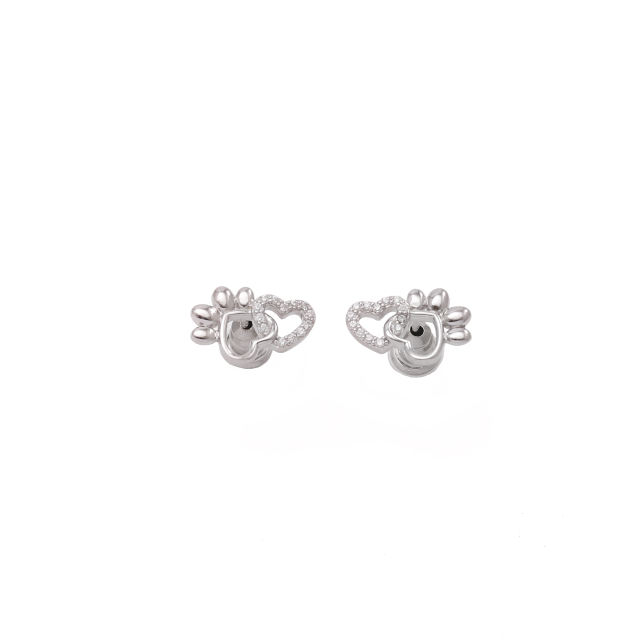 925 silver earrings KES12929 耳环