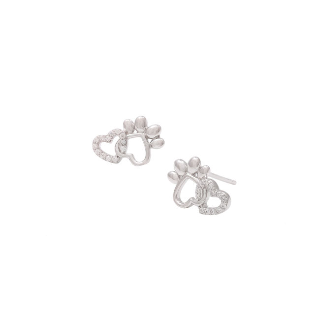 925 silver earrings KES12929 耳环