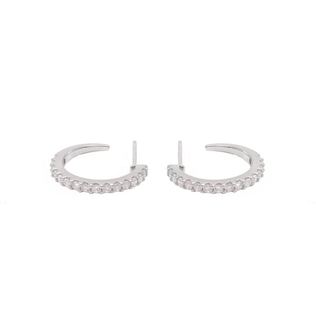 925 silver earrings KES10593  耳环