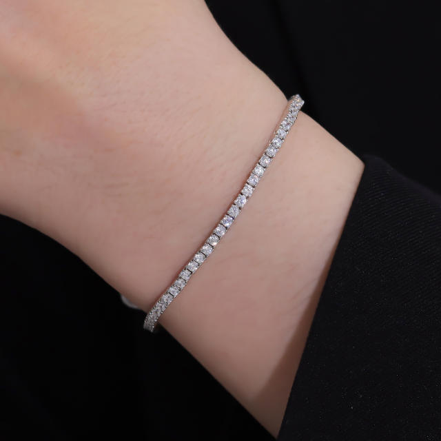 925 silver bracelet  925SH004  手链
