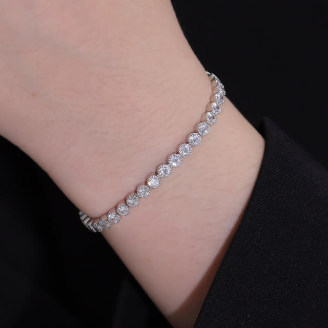 925 silver bracelet  925SH002  手链