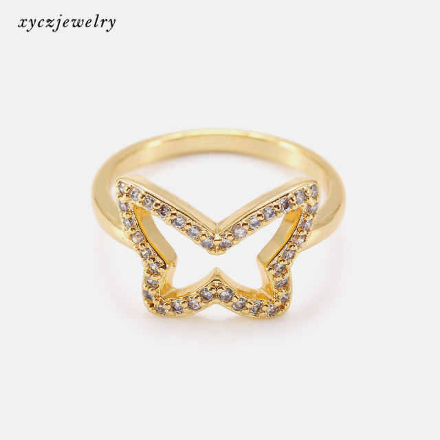 anel de borboleta da moda