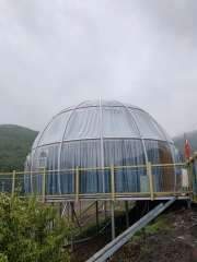 9m Double Layer Clear Geodesic Luxury Camping Dome Tent for Outdoor Event Party Wedding Camping Pod Dome