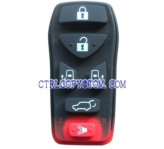 Nissan Quest 6 button remote button (10pcs/lot)