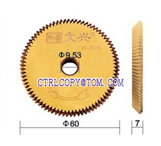 80-Tooth Double angle Thick Titanium Cutter [For BW220]