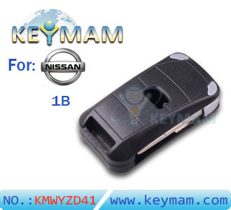 Nissan Bluebird  single button flip key  shell