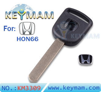 Honda HON66 transponder key shell