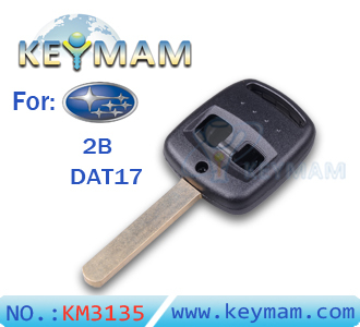 Subaru 2 button remote key shell