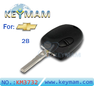 Chevrolet 2 button remote key shell