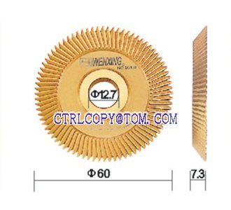 80-Tooth double sided titanium cutter [For BW100B、233、233-A]