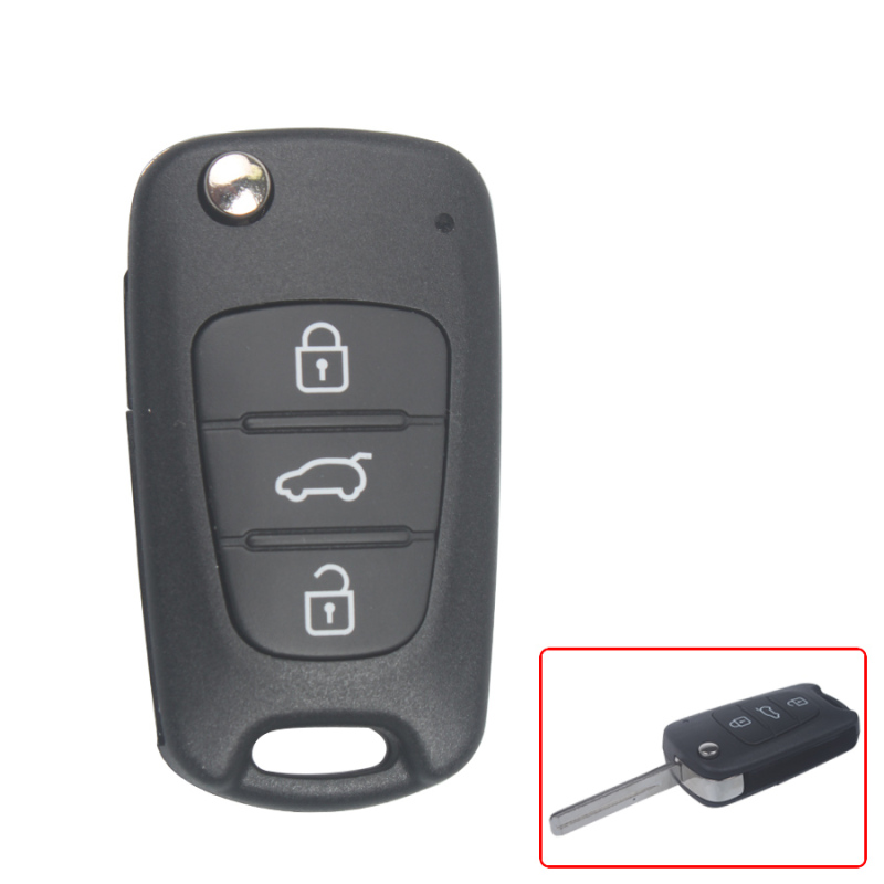 Modified Flip Remote Key Shell 3 Button For Kia Sportage 5pcs/lot