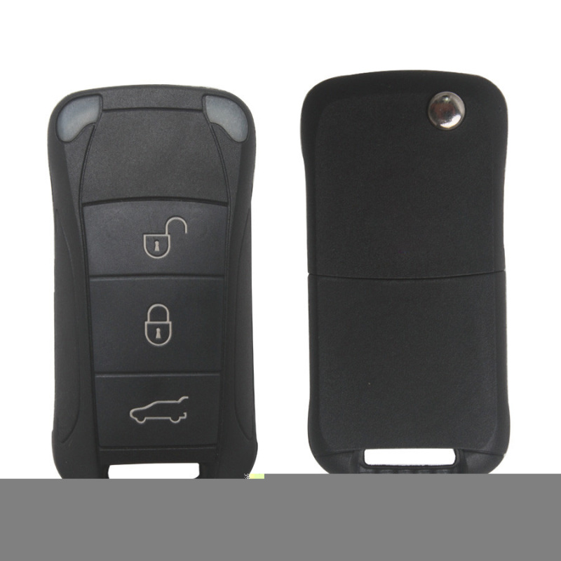 Flip Remote Key Shell 3 Button for Porsche