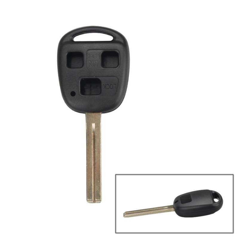 Remote Key Shell 3 Button without Logo TOY48(Long) For Lexus 5pcs/lot