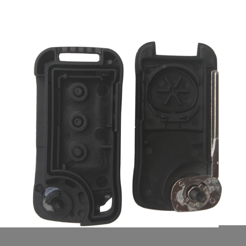 Flip Remote Key Shell 3 Button for Porsche