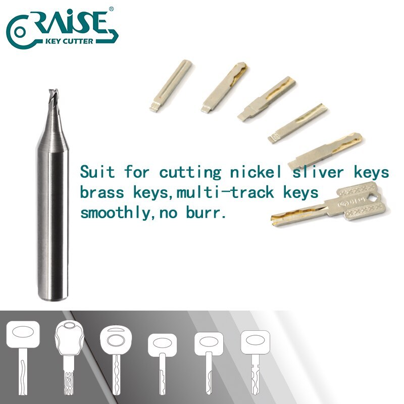 Key Machine Cutter End Milling Cutter For WENXING Q33 DEFU 368A Vertical Key Cutting Machine Key Copy Duplicator Locksmith Tools