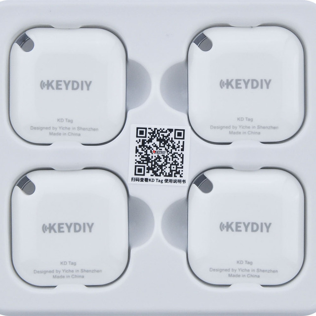 1/4pcs KEYDIY KD Tag Positioner Anti-Lost Alarm Wireless Bluetooth Tracker Anti-loss Device Tracker for Dog Cat Pet Key for IOS