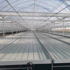 Commercial Greenhouse Seedbed 4X8 Ft Nursery Bed Ebb And Flow Tray Hydroponics Movable Rolling Bench System Flood Table