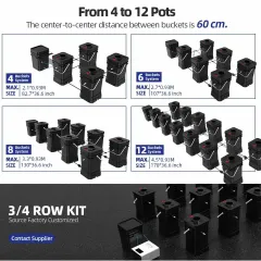 Sunplus Indoor Grow Recirculating 5 Gallon Aeroponic Bucket System