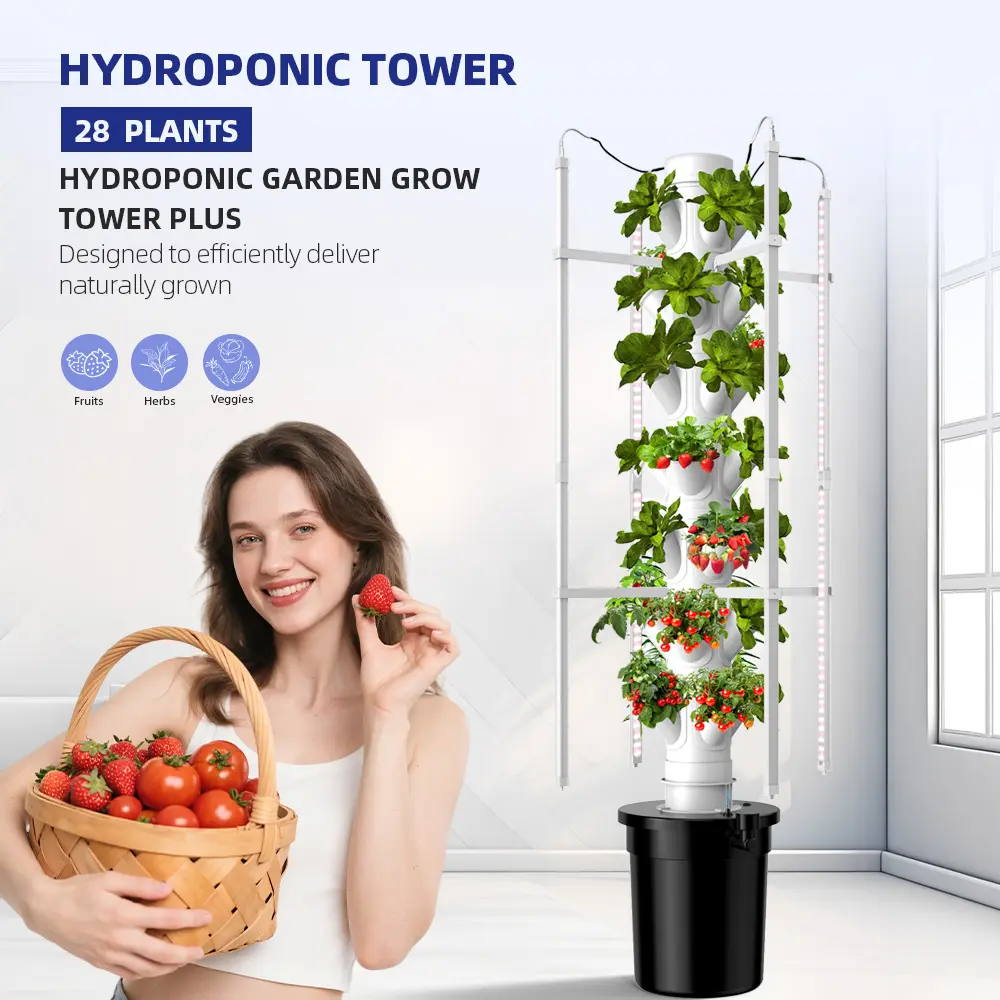 Sunplus Vertical Hydroponic Tower Indoor Home Growing System