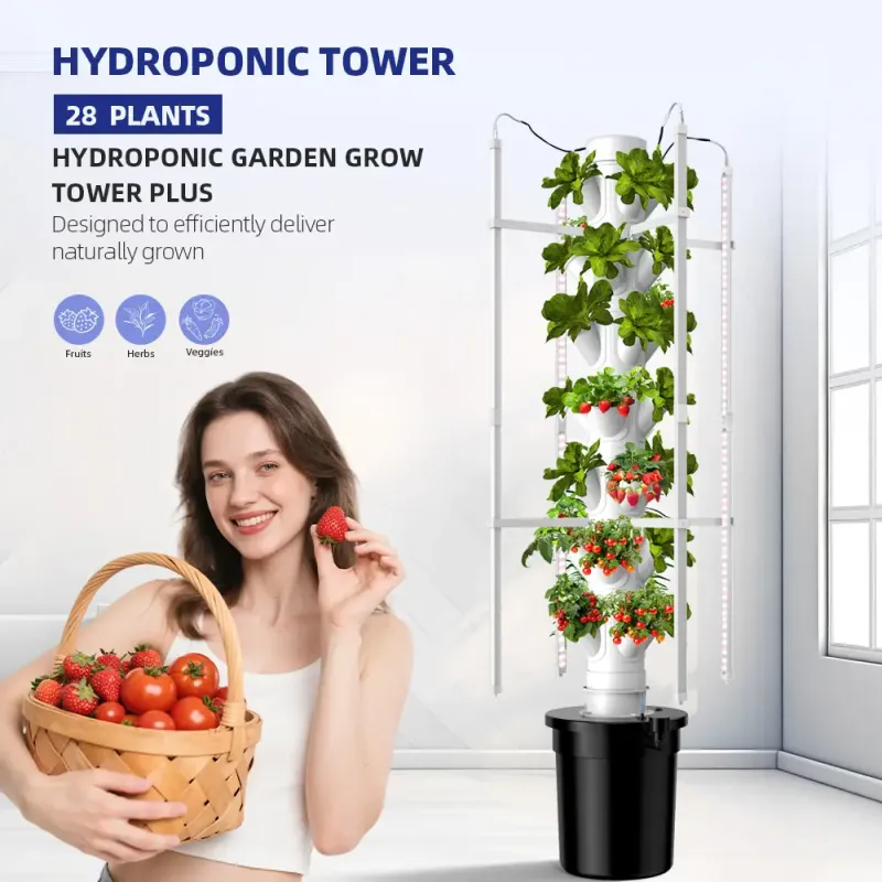 Sunplus Vertical Hydroponic Tower Indoor Home Growing System