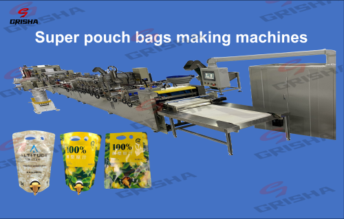 Super pouch bags making machines