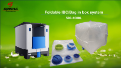 Foldable IBC Three-dimensional liner bag/Bag in box system/From 500 to 1400 Liters