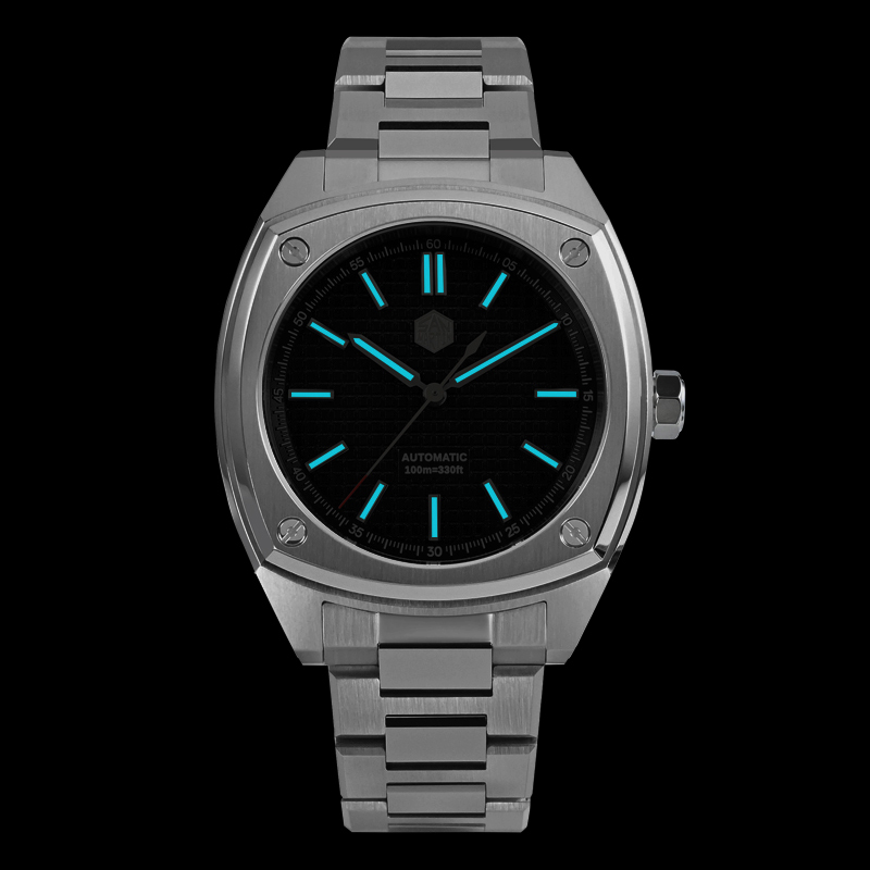Square Circle series Ⅱ-SN0026-G-B1-Matte Black