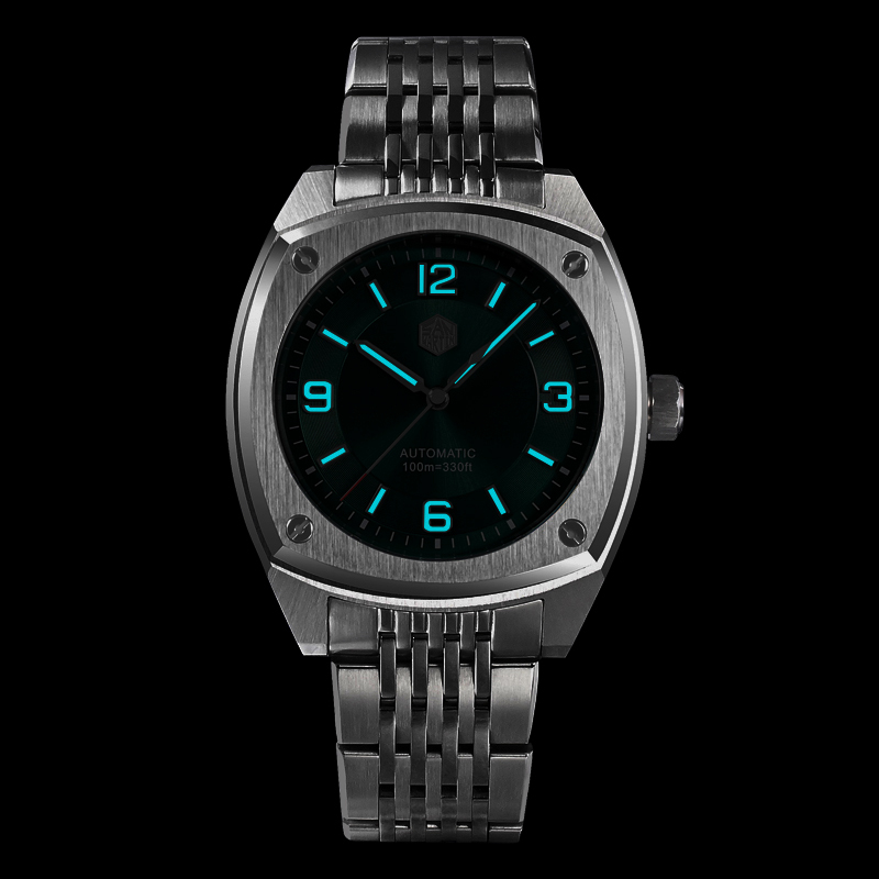 Square Circle series Ⅱ-SN0026-G-B-Sunray Green
