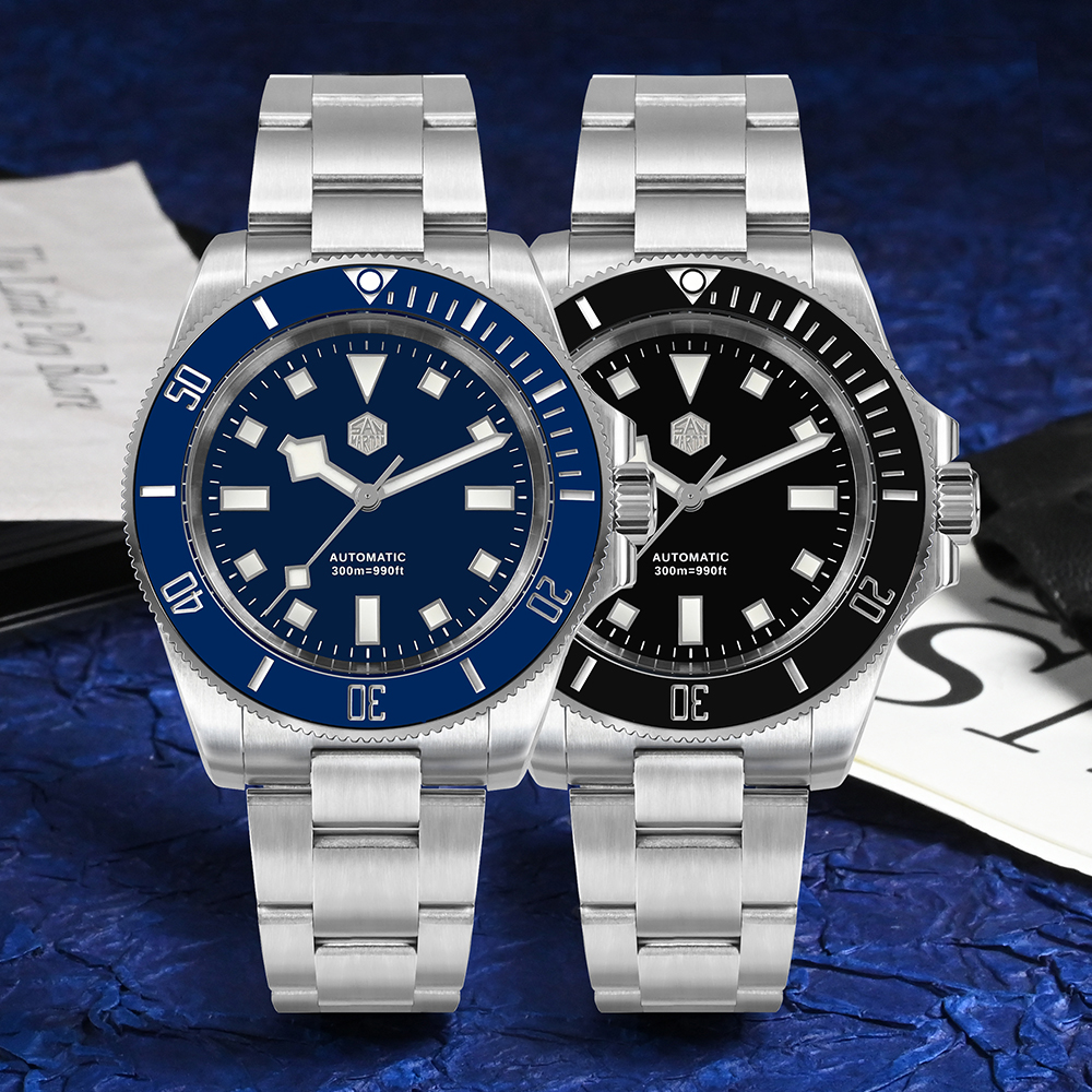 時計 SAN MARTIN Submariner homage, SN0111 San Martin Dive Watch - SN0111-G-B